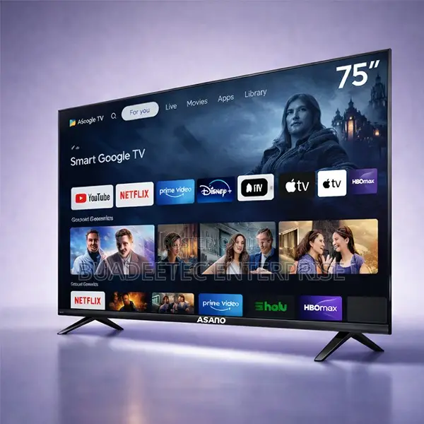 Asano 75” Smart Google TV, Ultra Hd (As-G75)