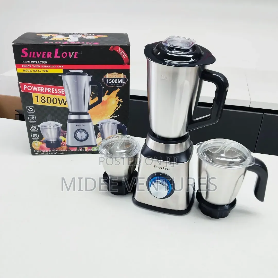 Silver Love Juice Extractor and Blender