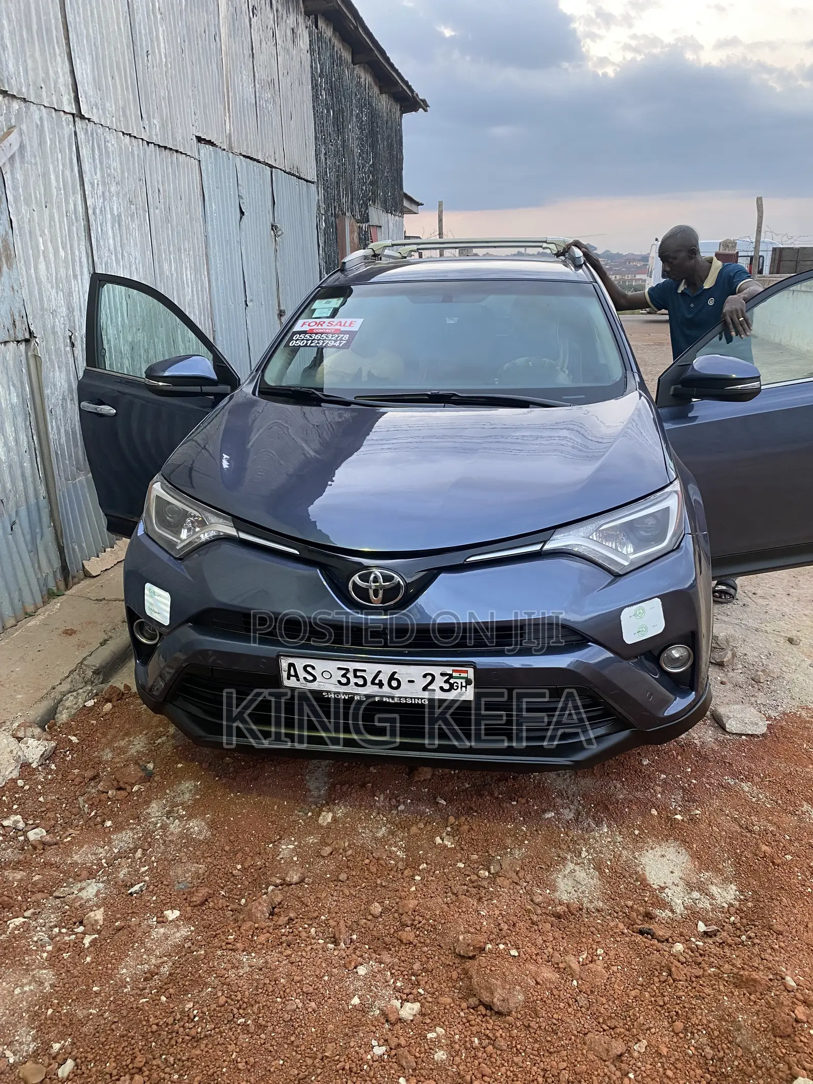 Toyota RAV4 LE AWD (2.5L 4cyl 6A) 2016 Blue