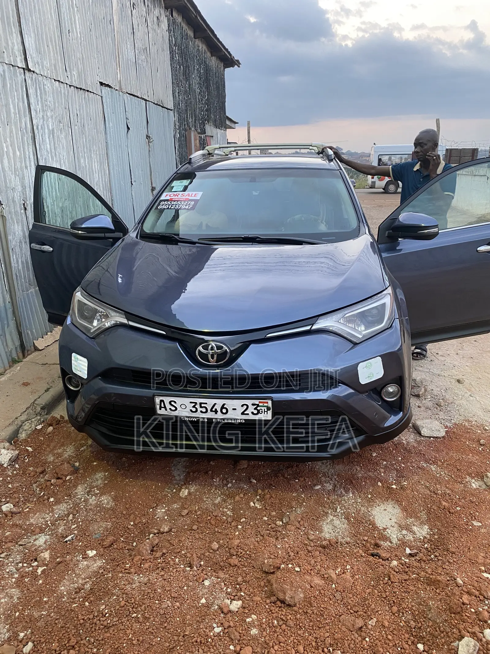Toyota RAV4 LE AWD (2.5L 4cyl 6A) 2016 Blue