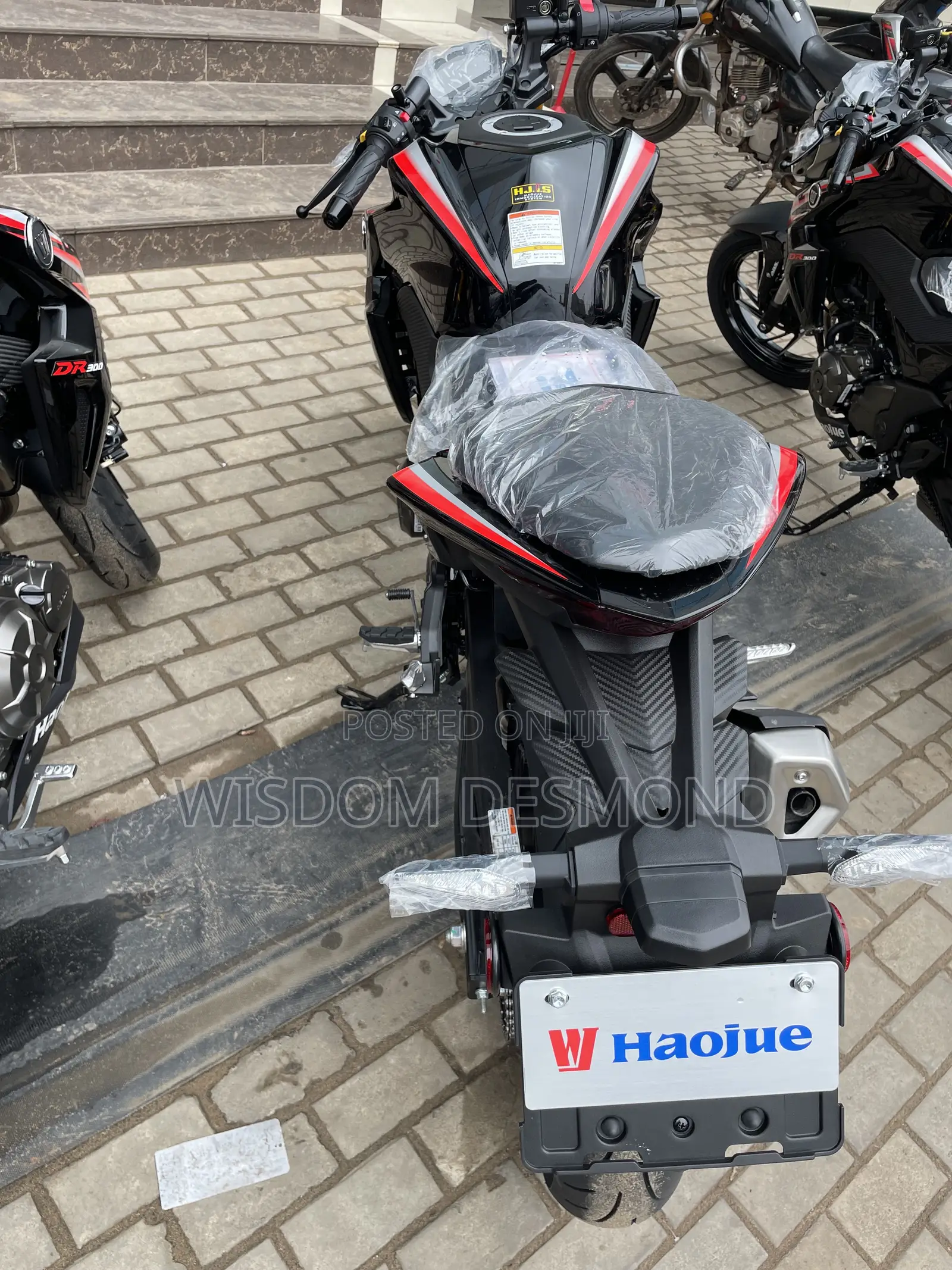 New Haojue DR300 2025 Black