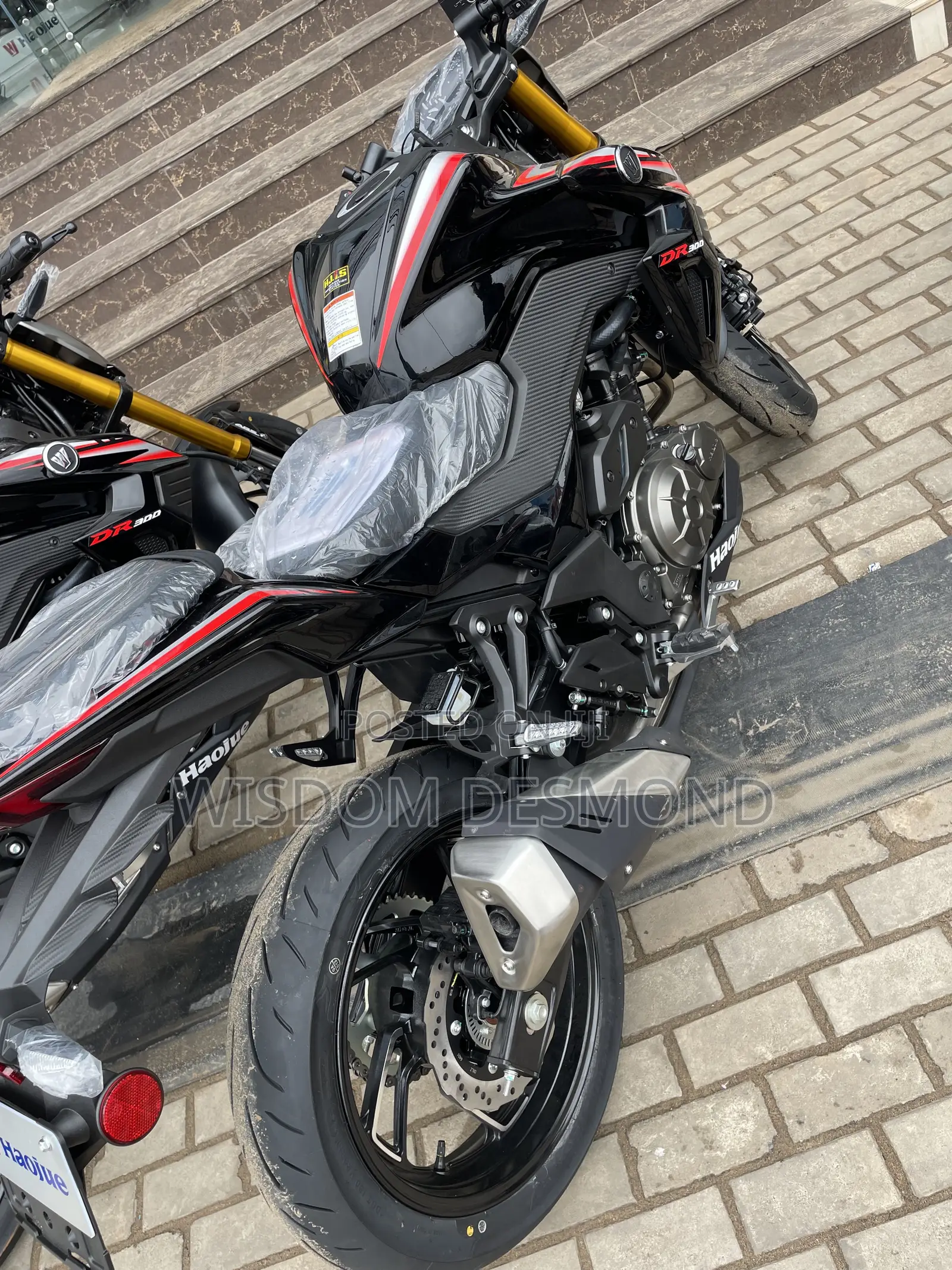 New Haojue DR300 2025 Black
