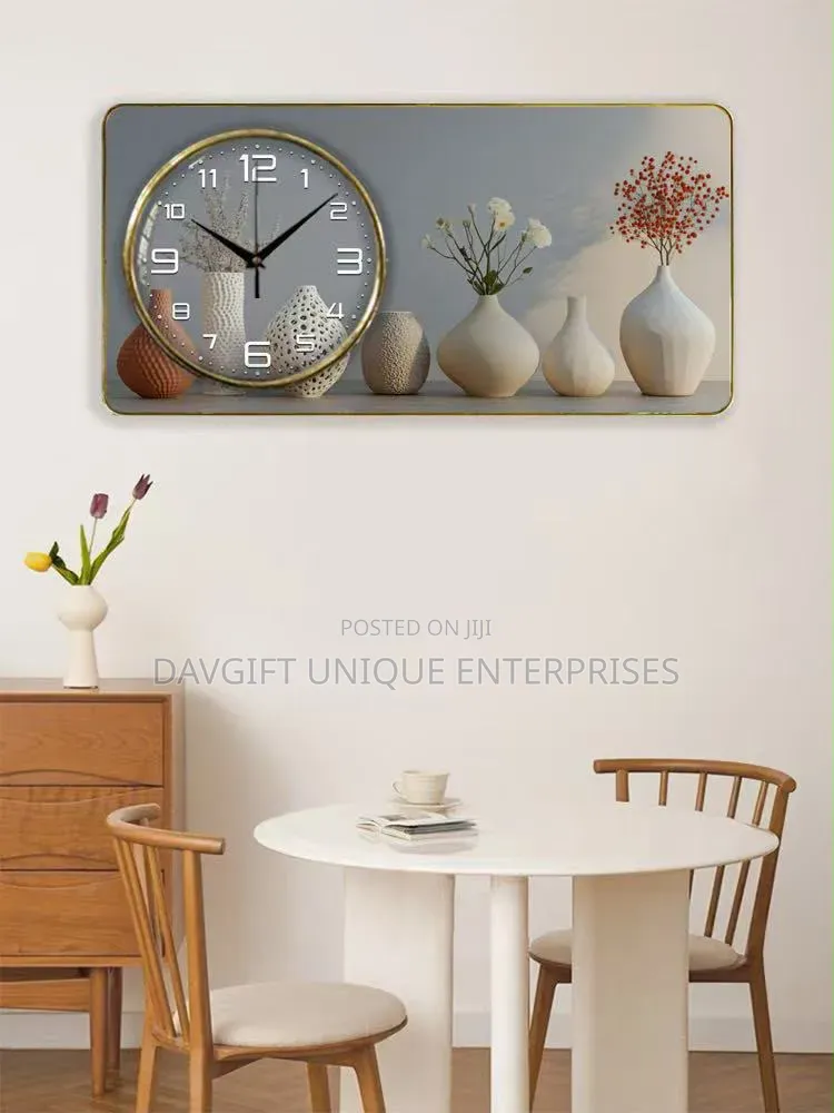 2in1 Original Functional Wall Clock With Unique Beautiful Design