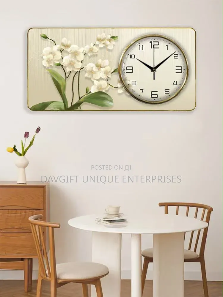 2in1 Original Functional Wall Clock With Unique Beautiful Design