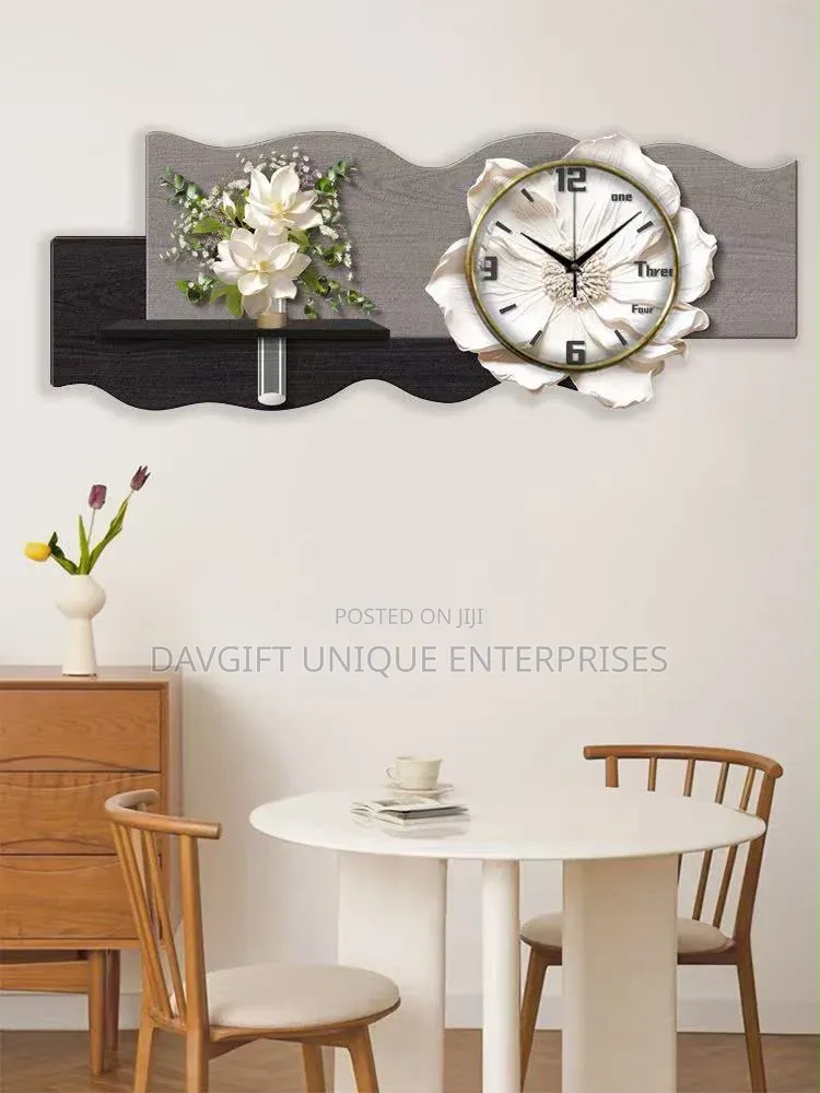2in1 Original Functional Wall Clock With Unique Beautiful Design