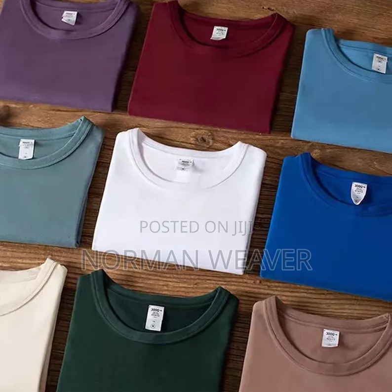 Plain Men's 400 GSM Heavyweight T-Shirt