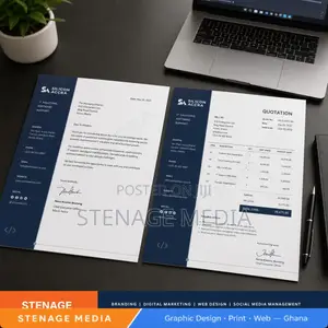 Letterhead, Invoice Receipt Design | Company Stationery