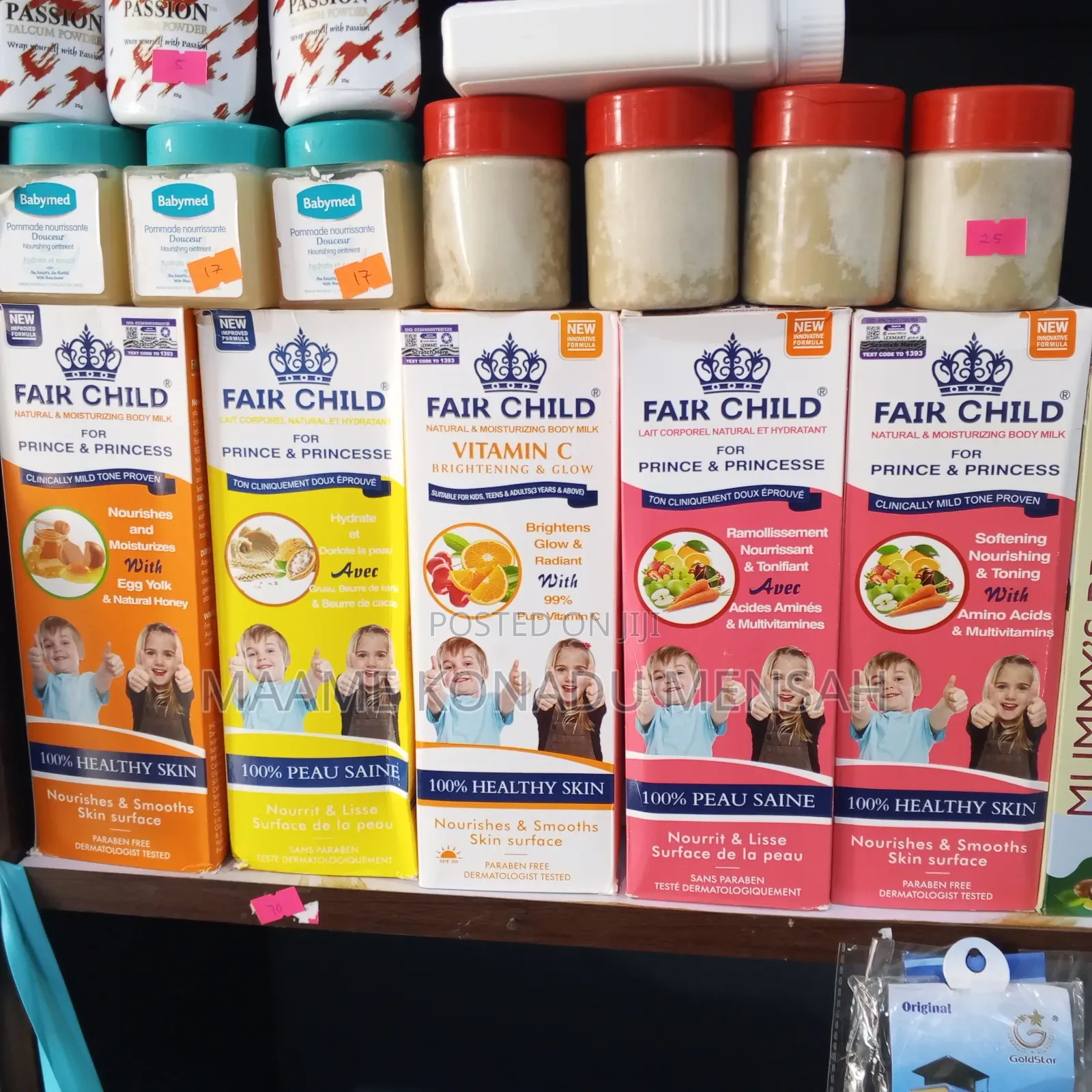 Fair Child Gel and Lotion