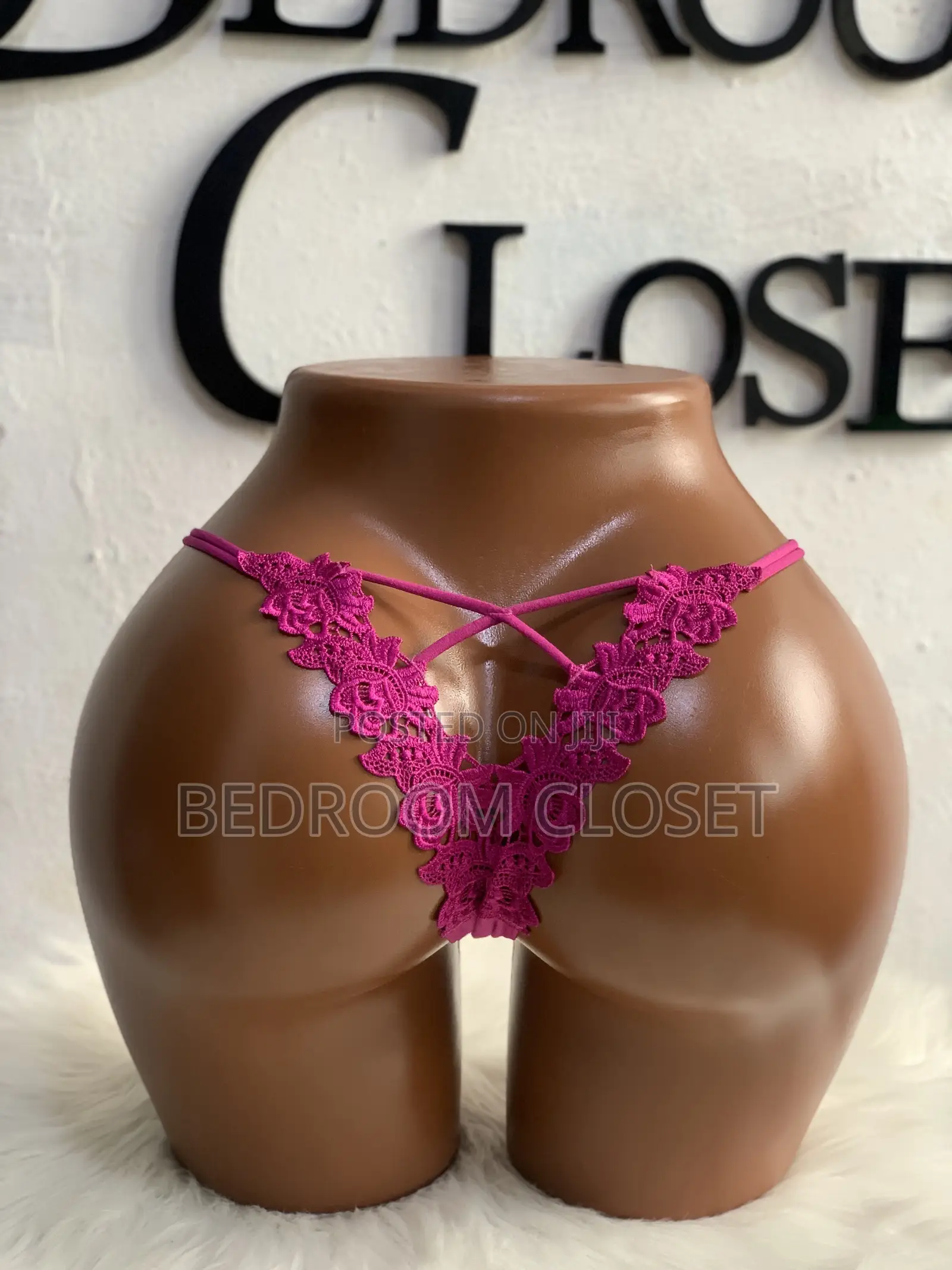 Ladies Front Cotton,back Crochet G String