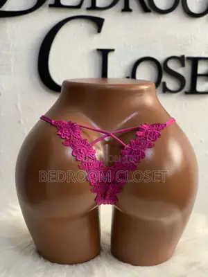 Ladies Front Cotton,back Crochet G String