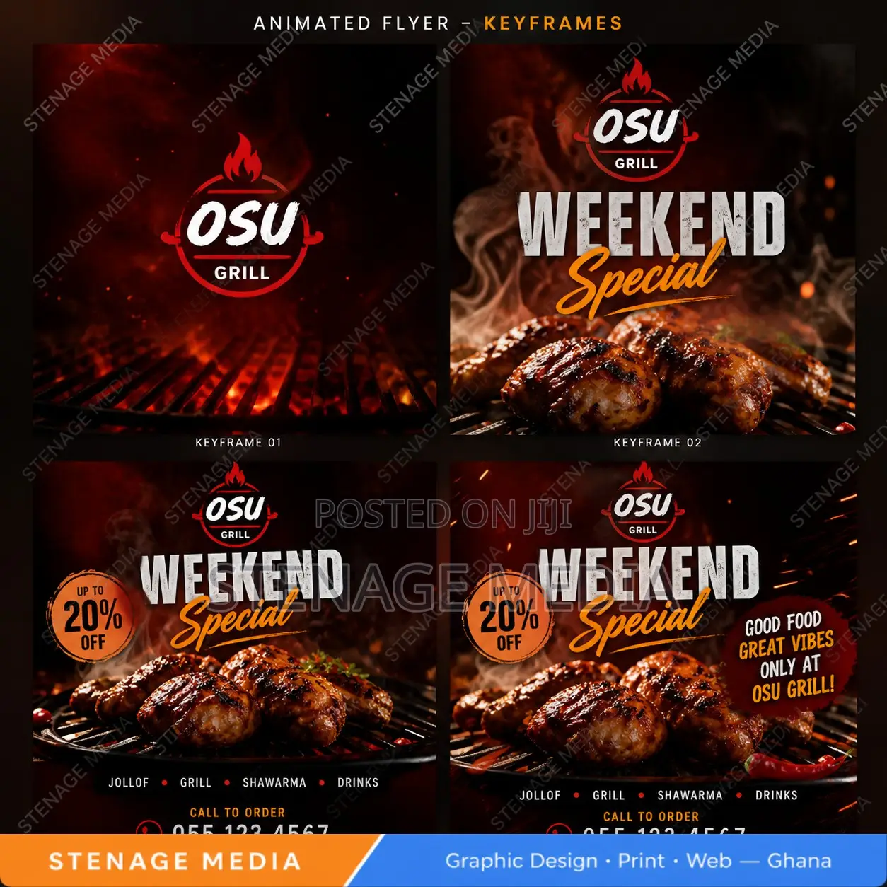 Animated Flyer Motion Graphics – Animated Social Posts