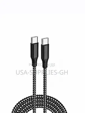 Bkayp USB-C to Type C Cable, 10ft 60w Nylon Braided From USA