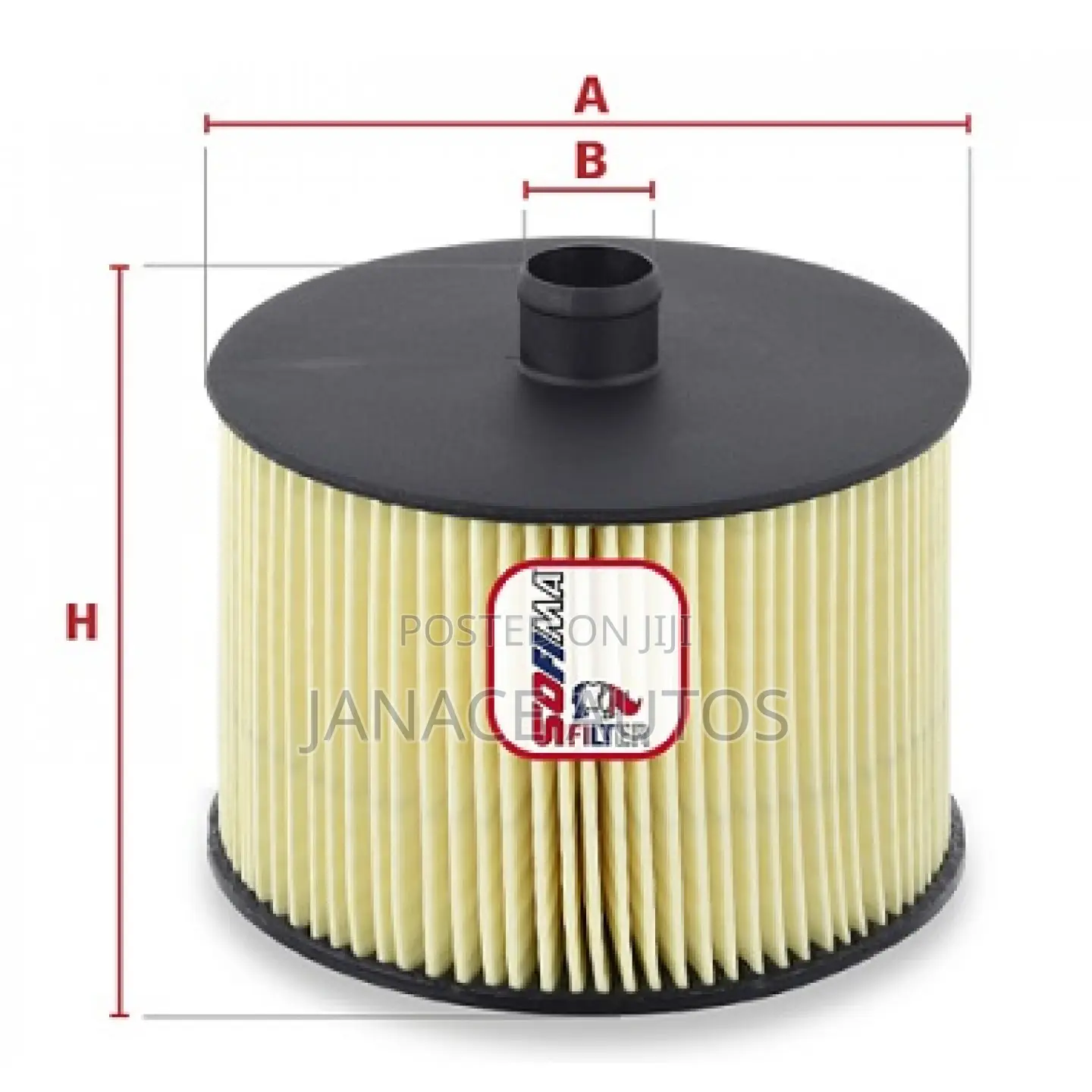Citroën Fiat Ford Lancia Peugeot Volvo Purflux C489 Diesel Fuel Filter