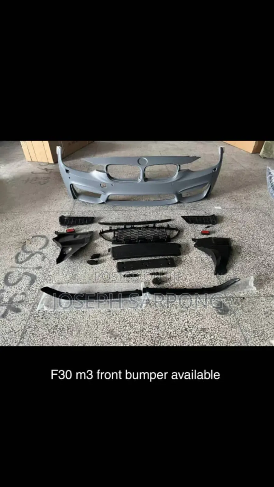 F30 M3 Front Bumper With Free Grills