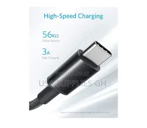 Anker USB a to USB C Cable, Super Fast Speed Cable 6 Ft From USA