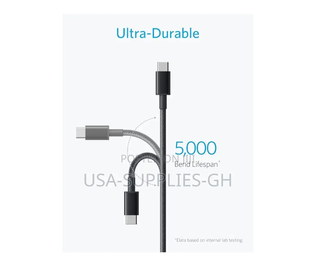Anker USB a to USB C Cable, Super Fast Speed Cable 6 Ft From USA