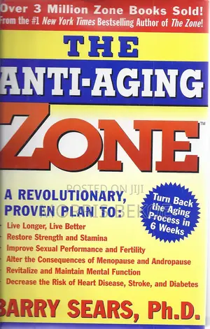 The Anti-Aging Zone - Hardcover by Sears, Barry - VERY GOOD