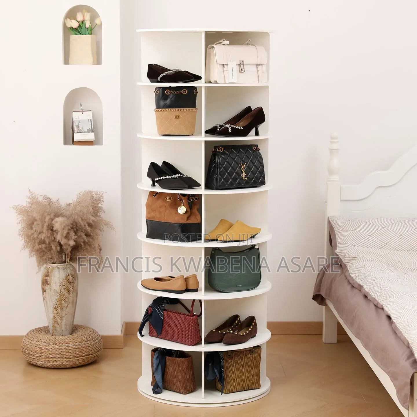 Rotatable Shoe Rack 7 Layers