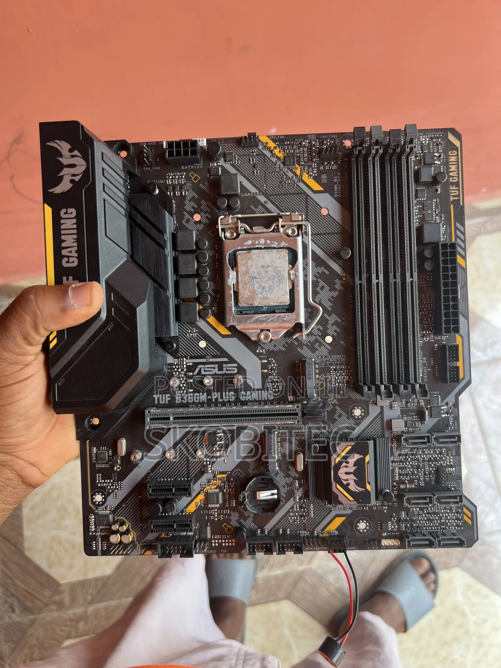 Intel I5 9400f 9th Gen Plus ASUS Tuf B360m Plus Gaming Motherboard