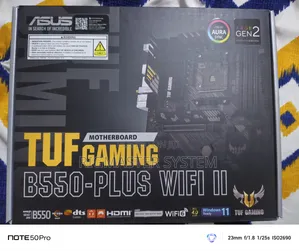 ASUS TUF B550 Wi-Fi Motherboard / Ryzen 5 AMD Processor