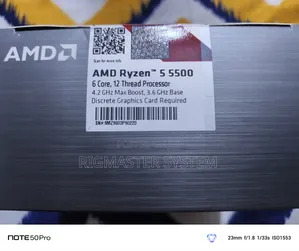 ASUS TUF B550 Wi-Fi Motherboard / Ryzen 5 AMD Processor