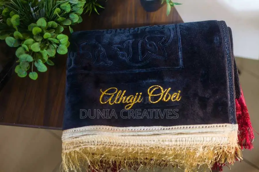 Personalized Prayer Shawl — Printed in Premium Gold