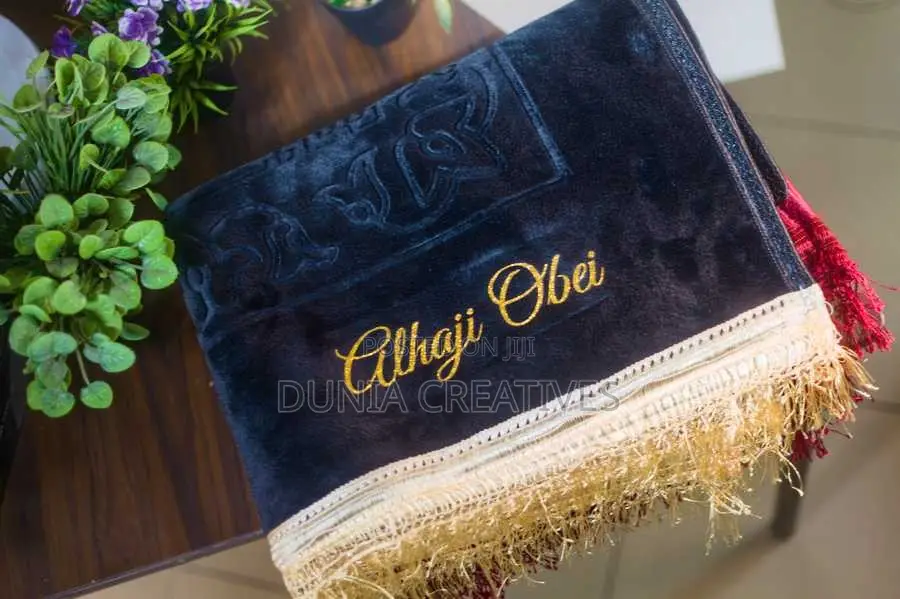 Personalized Prayer Shawl — Printed in Premium Gold
