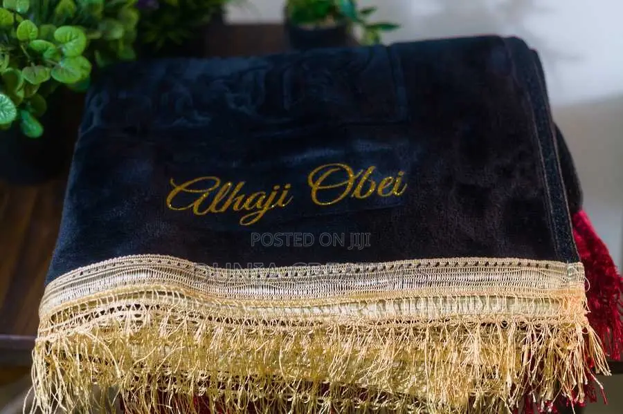 Personalized Prayer Shawl — Printed in Premium Gold