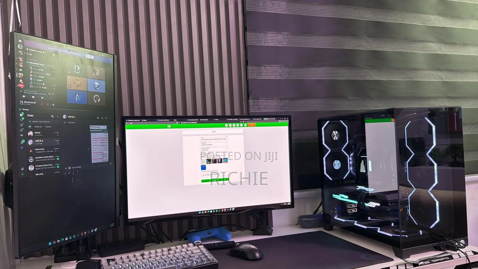 New Desktop Computer 32GB AMD Ryzen 7 HDD+SSD 3T