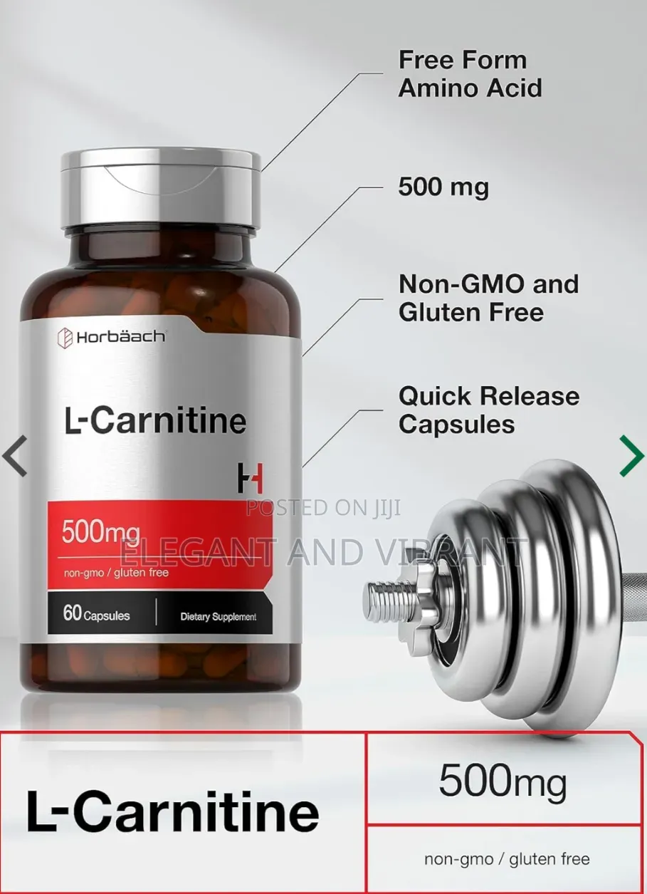 L-Carnitine (500 Mg) – 60 Capsules