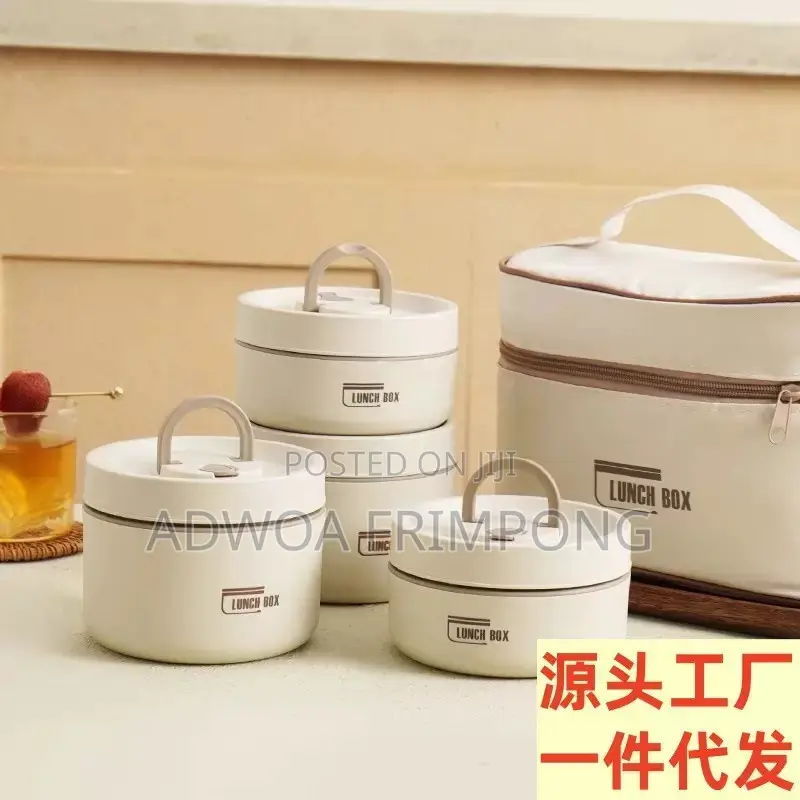 4pcs Lunch Set Bowl With Bag