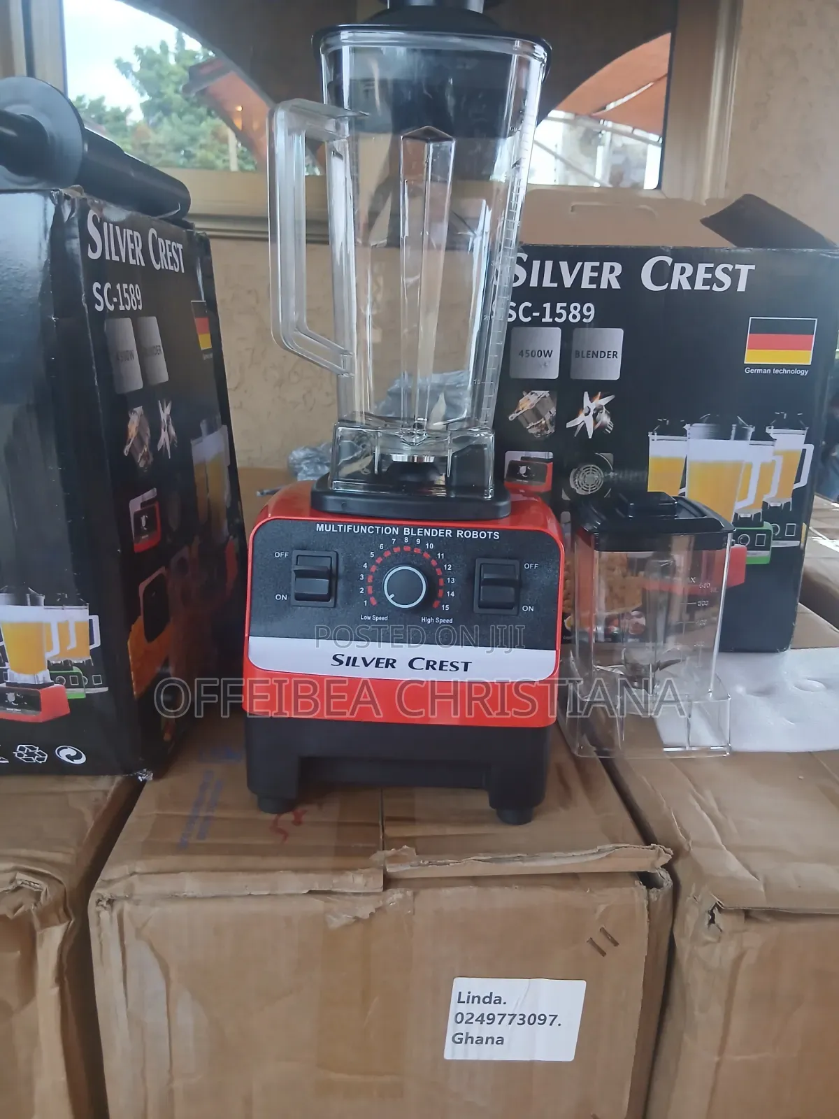 Silver Cris Blender 2 in 1