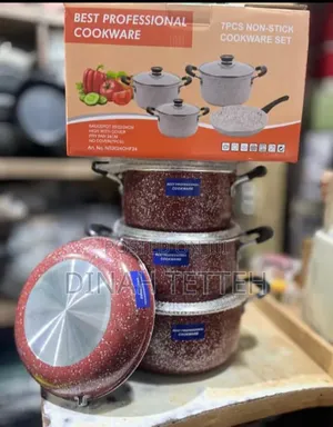 7 PCS Granited Coated Nonstick Cookware