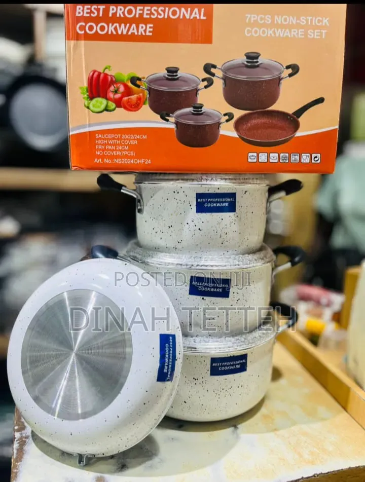 7 PCS Granited Coated Nonstick Cookware