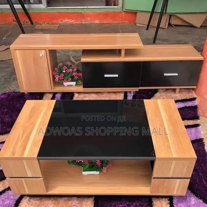 Center Table With TV Stand Combo