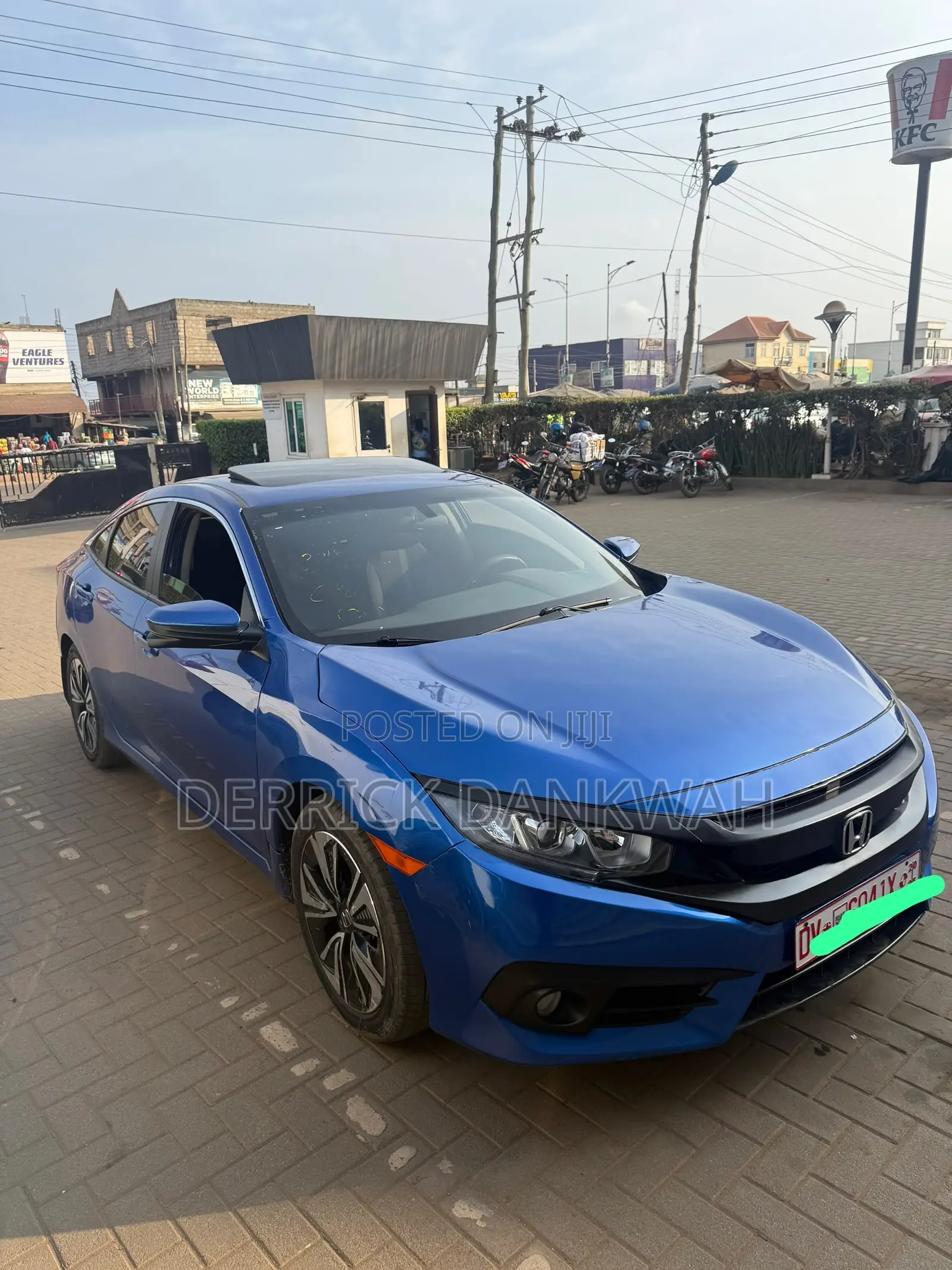 Honda Civic EX-T Sedan 2018 Blue