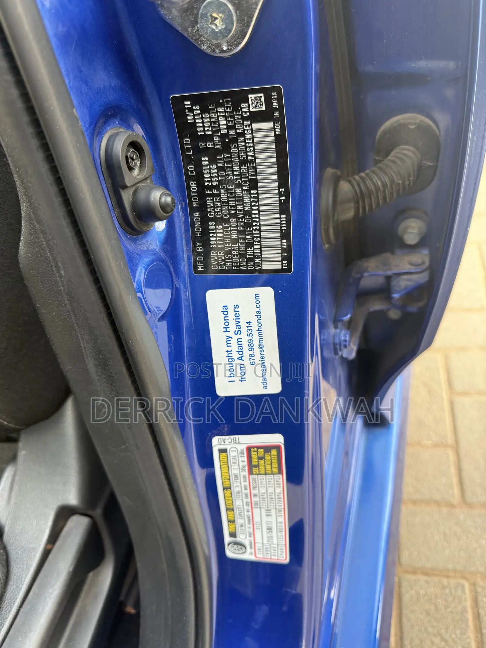 Honda Civic EX-T Sedan 2018 Blue