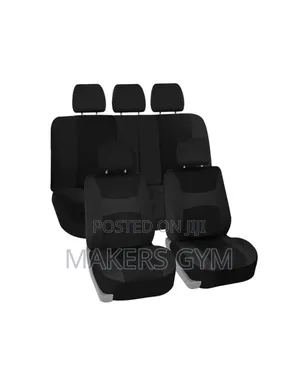 Car Seat Covers ( Nine Pieces) Black