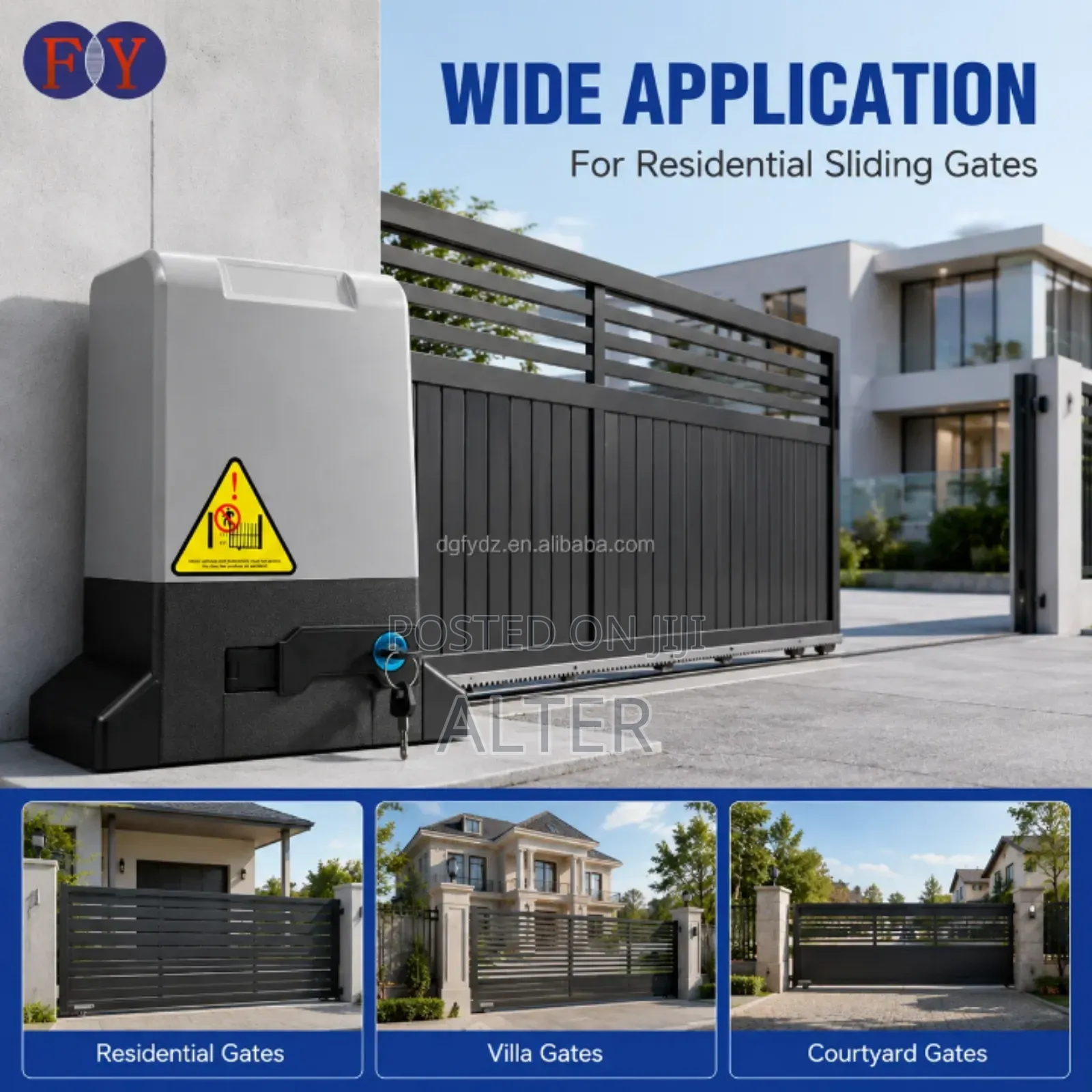 Alter Sliding Gate Motor – Open Your Gate With Just One Click