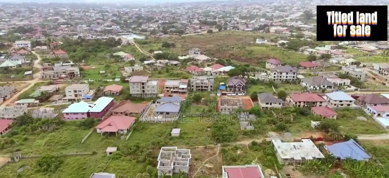 Titled Oyibi Land for Sale Near Aluminium Junction