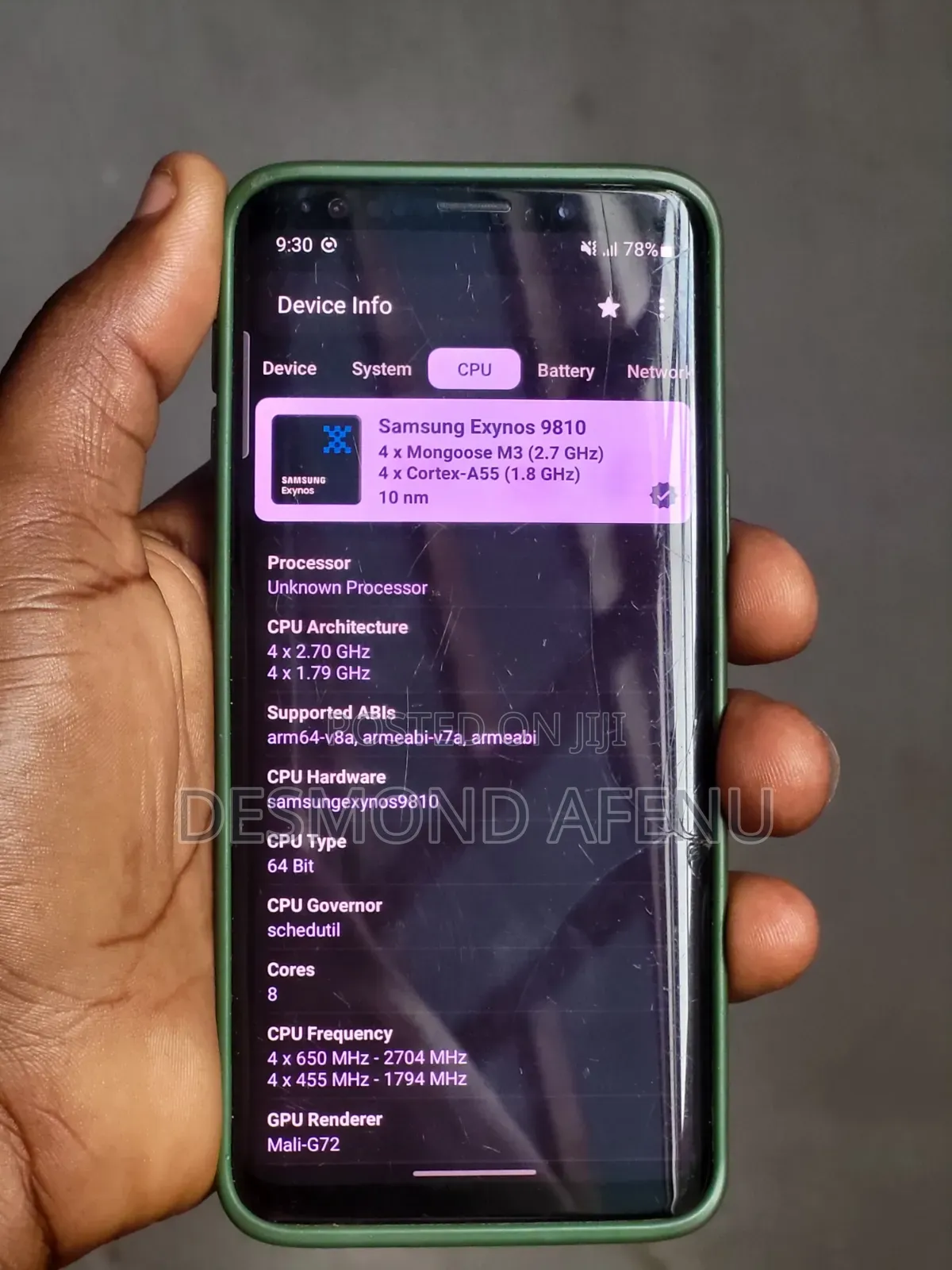 Samsung Galaxy S9 64 GB Black