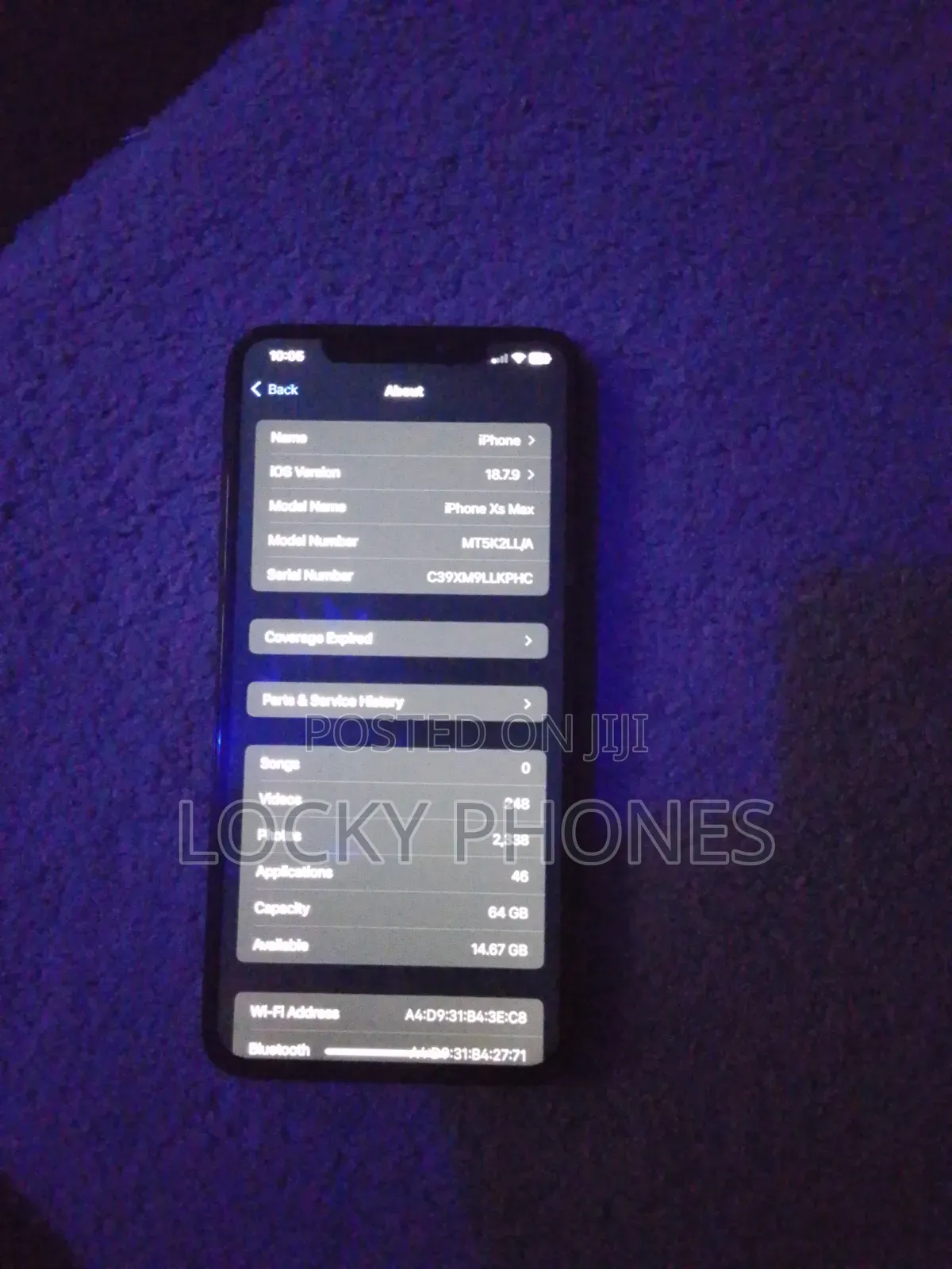 Apple iPhone XS Max 64 GB Black
