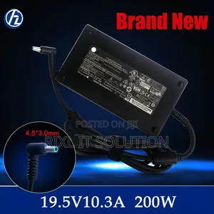 HP ZBook 200W Blue Pin Charger 19.5V 10.3A 4.5×3.0mm