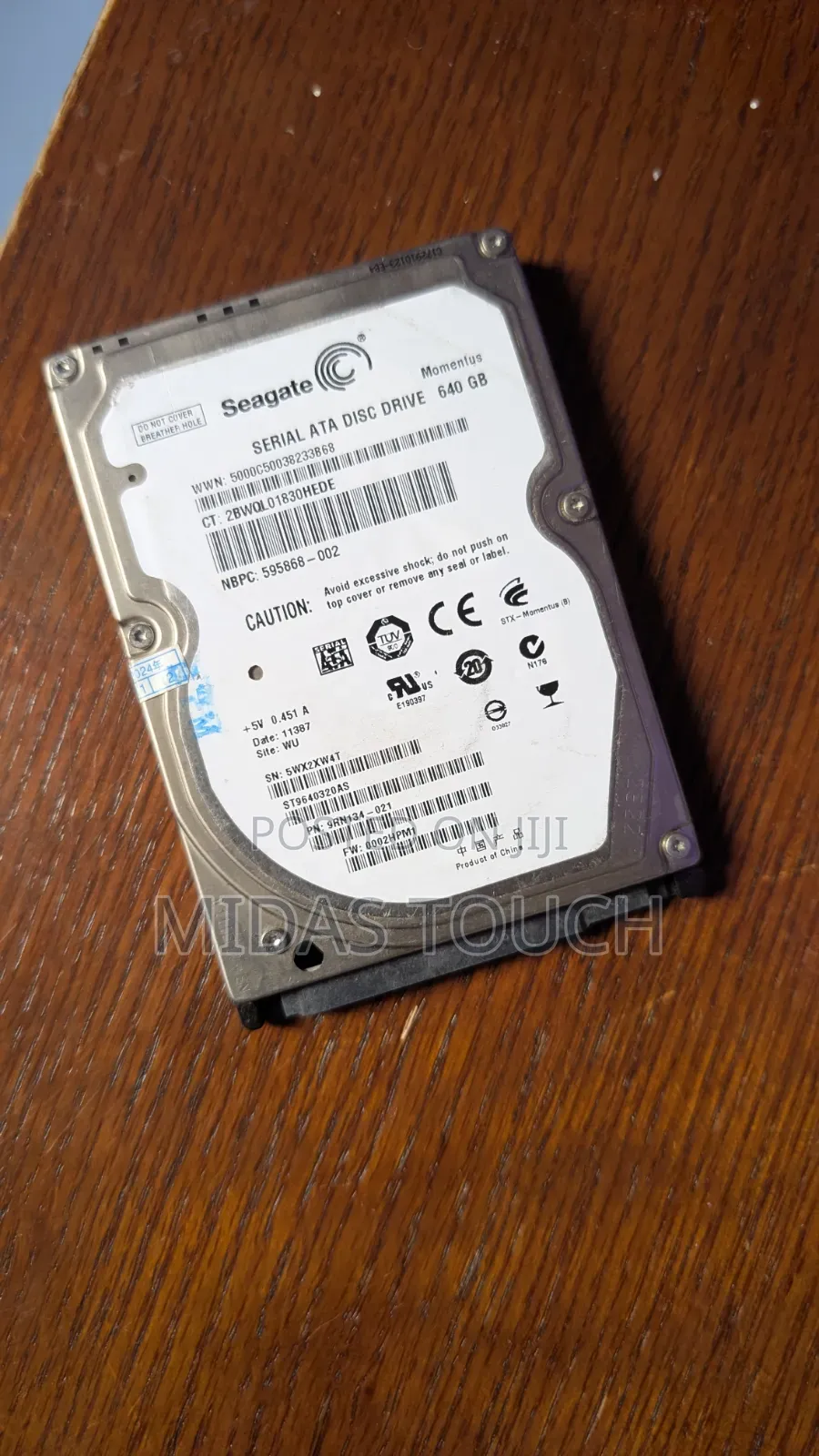 Seagate Hard Disk Drive 640gb