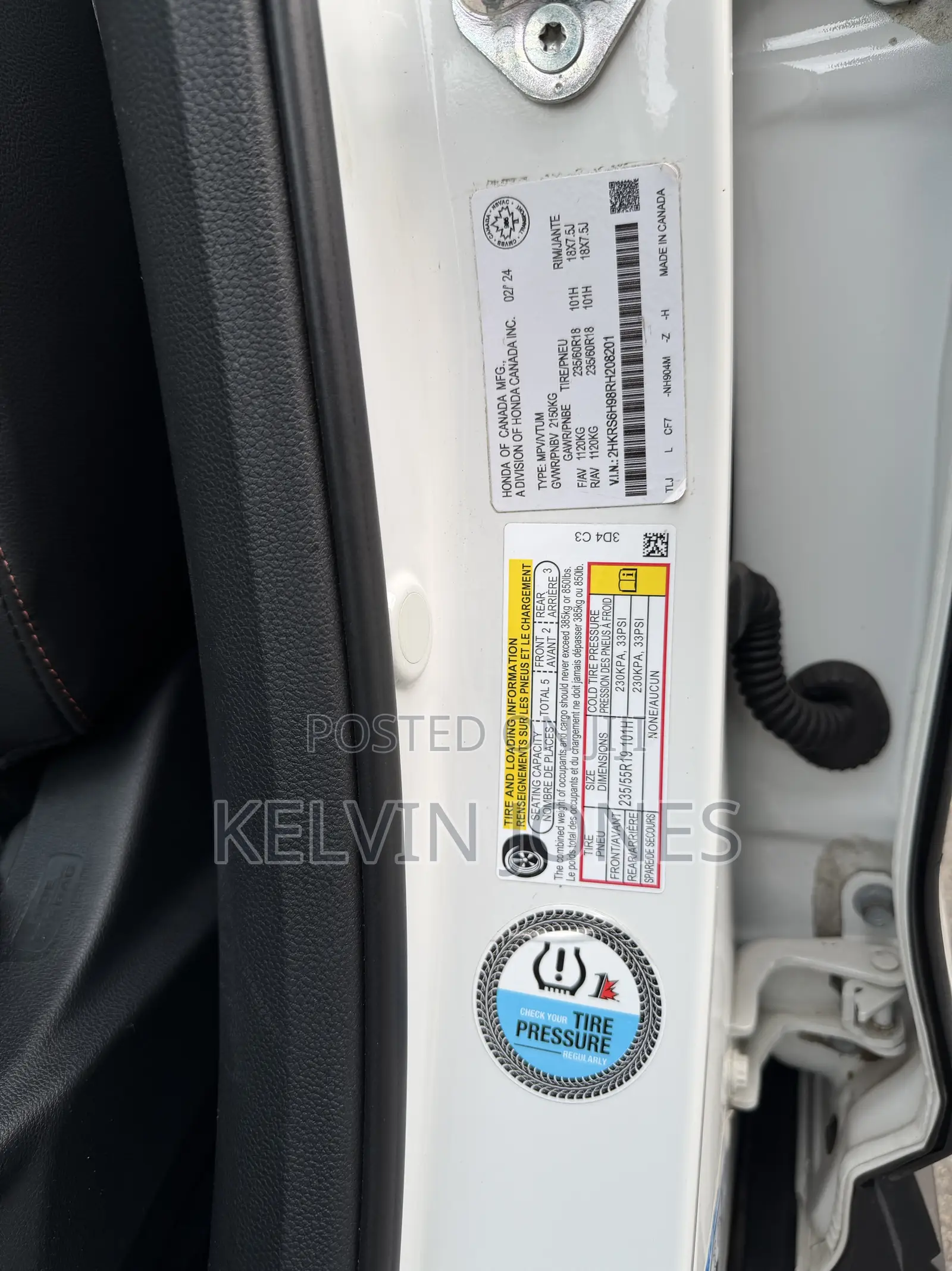 Honda CR-V Hybrid 2024 White