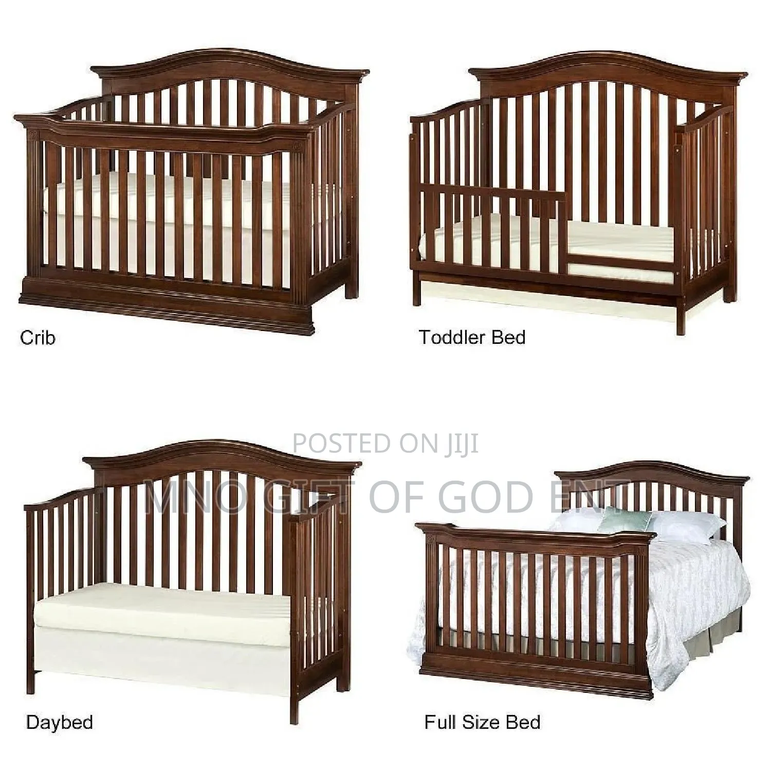 Baby Cache Montana 4-in-1 Convertible Crib From U. S.