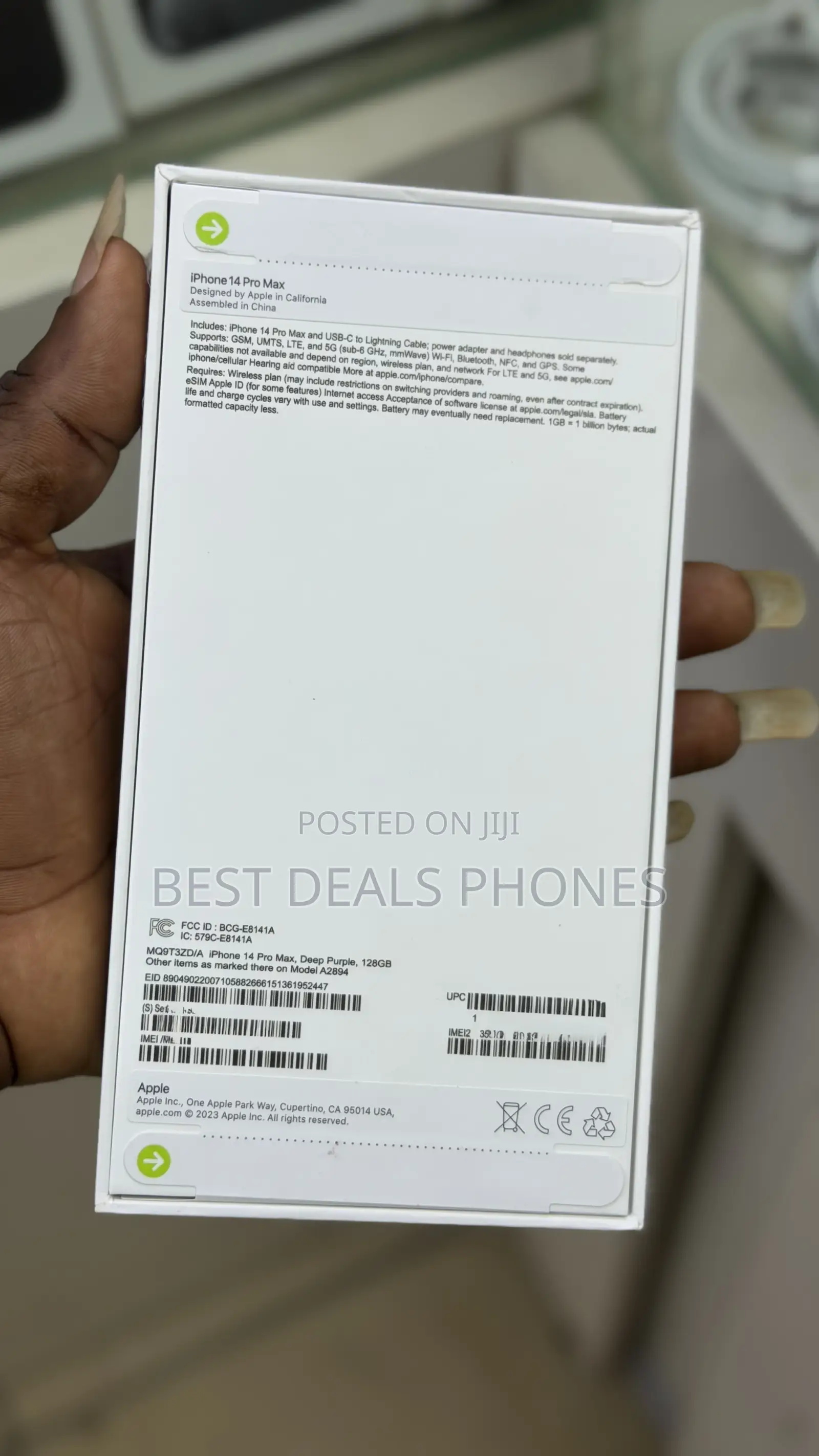 New Apple iPhone 14 Pro Max 128 GB Purple