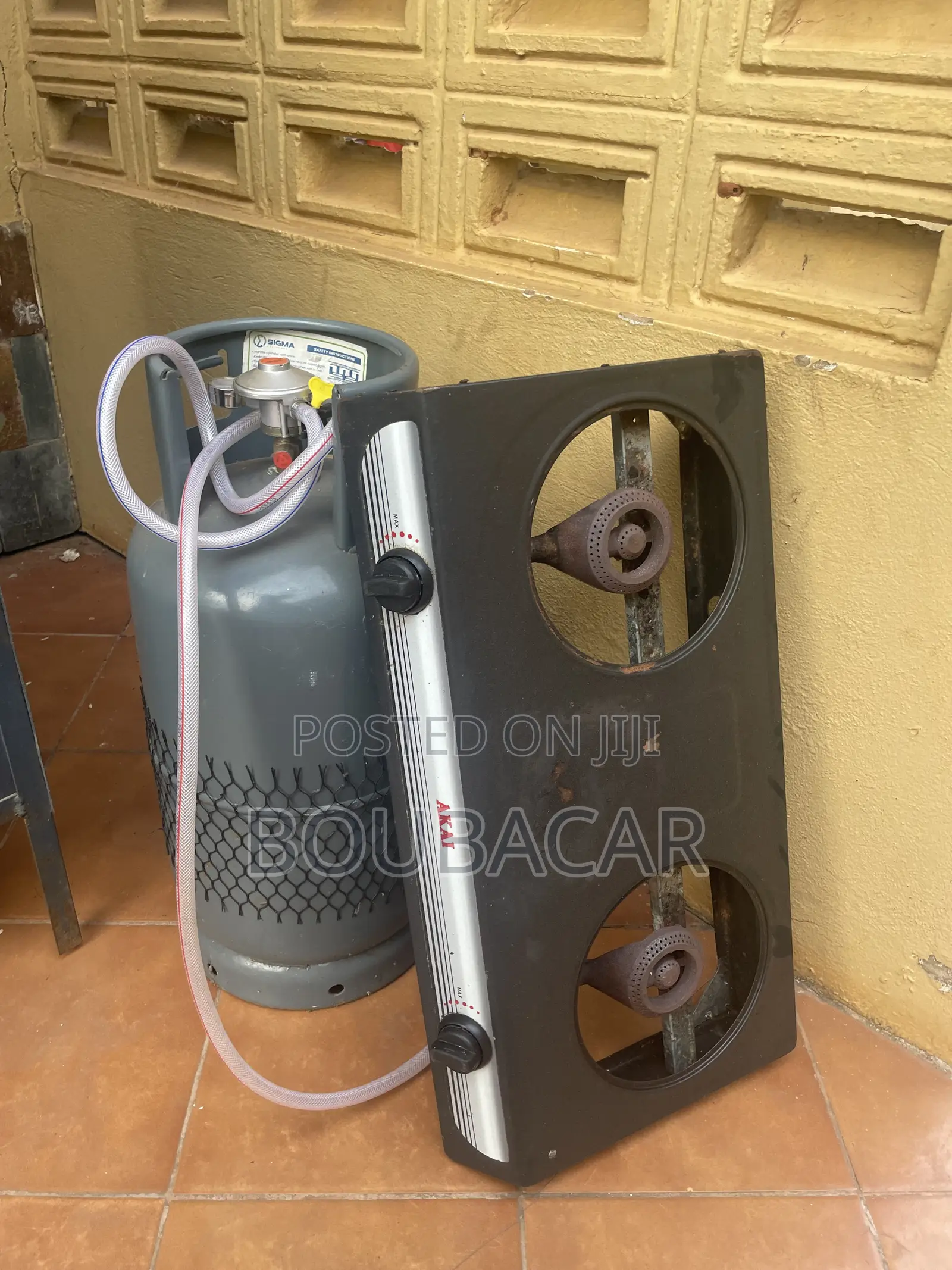 Cylinder Comes With 2-Burner Stove, Pipe Regulator