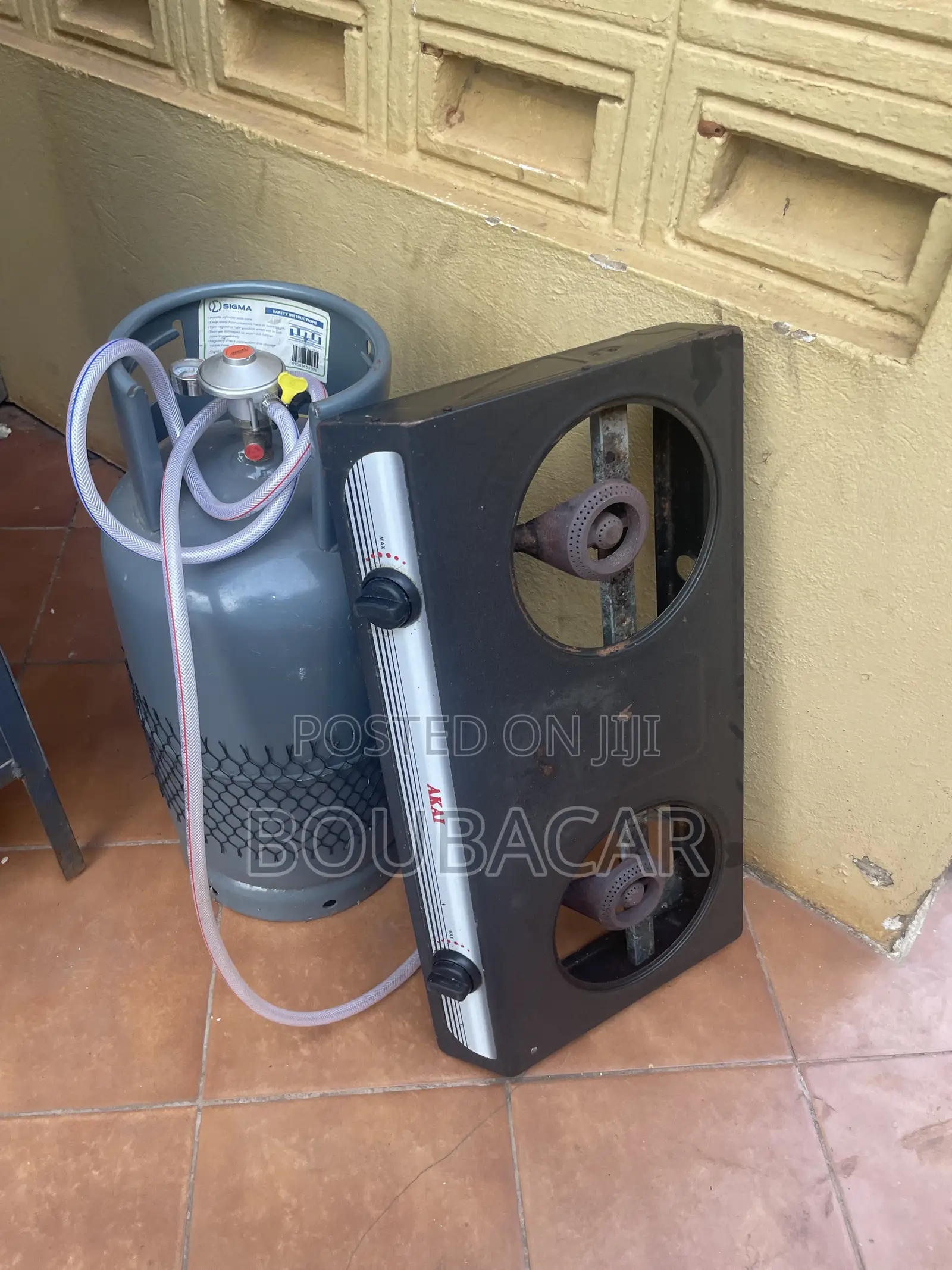 Cylinder Comes With 2-Burner Stove, Pipe Regulator