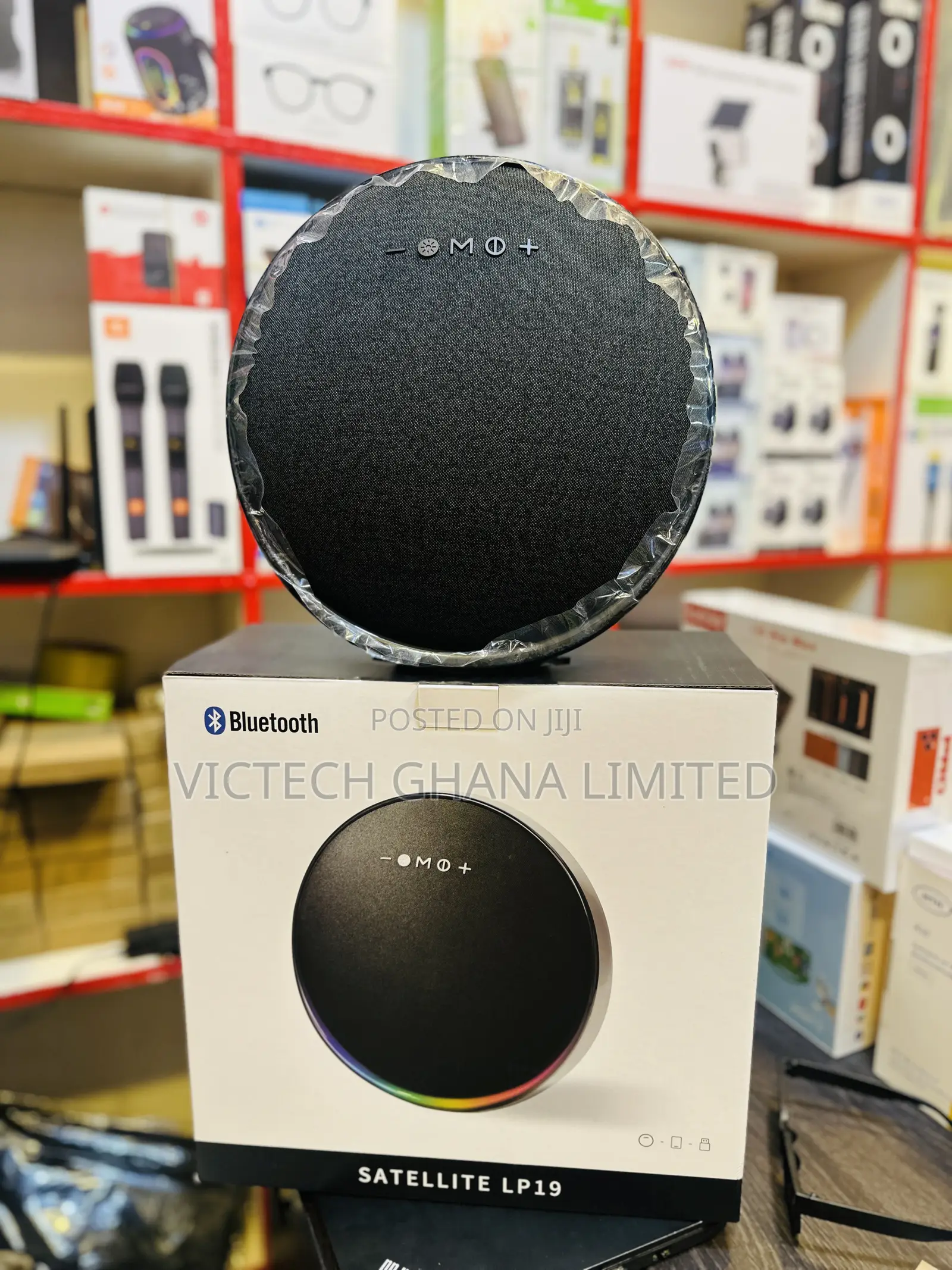 Satelite Satellite LP19 Round Portable Bluetooth Speaker